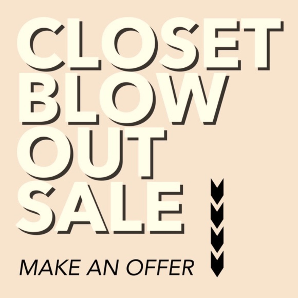 Weekend blowout sale!